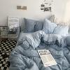 Bedding Four-piece Set Printed Skin-friendly Water Wash Sheets Quilt Cover Pillowcase Set