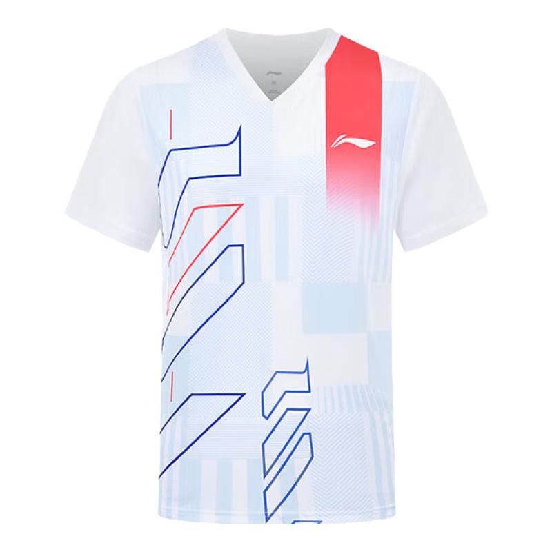 Унисекс футболка Li-Ning для бадминтона, быстросохнущая, с высокой производительностью M
