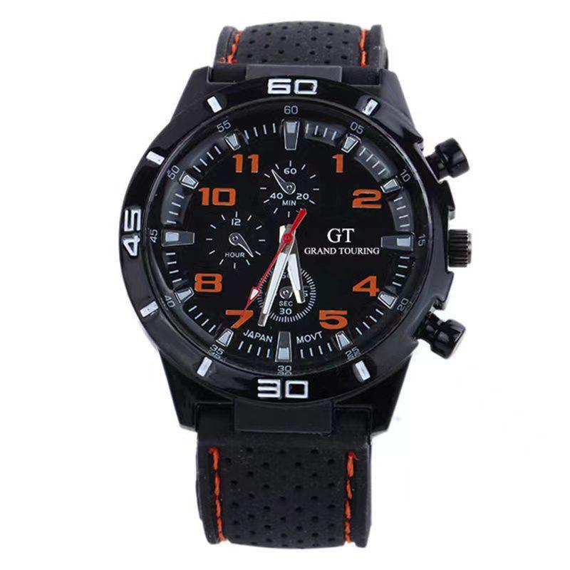 New Fake Three Eyes Digital Sports Men's Watch Men's Quartz Watch Silicone Band Belt Classic Fashion Men's Watch