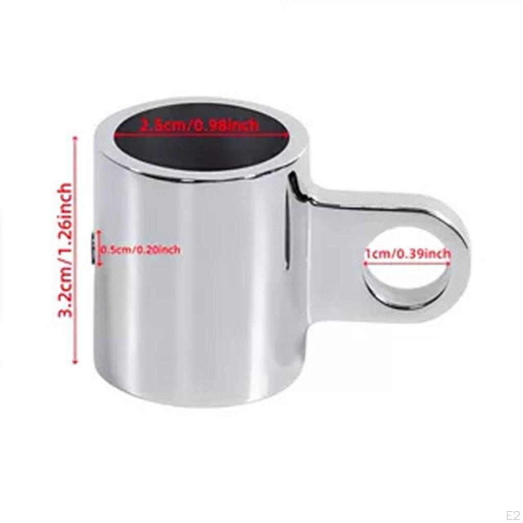 Boat Bimini Top Hinged Jaw Slide Rail Mount 1" for Marines Deck Accessories