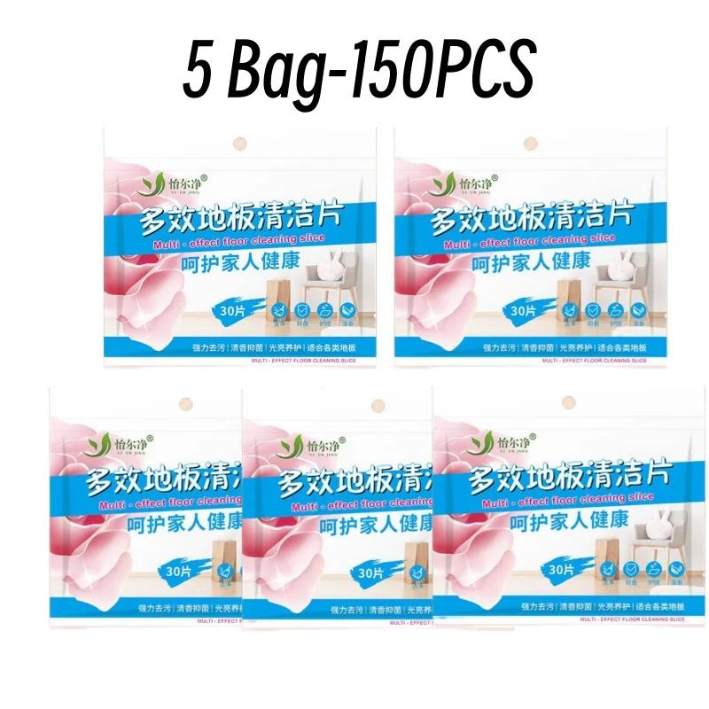 30PCS/Bag Floor Cleaner Cleaning Sheet Mopping The Floor Wiping Wooden Floor Tiles Toilet Cleaning Household Hygiene Supplies