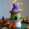 Halloween Candy House and Pumpkin Crochet Set with Step-by-Step Instruction Crochet Hook Yarns Large Eye Needle