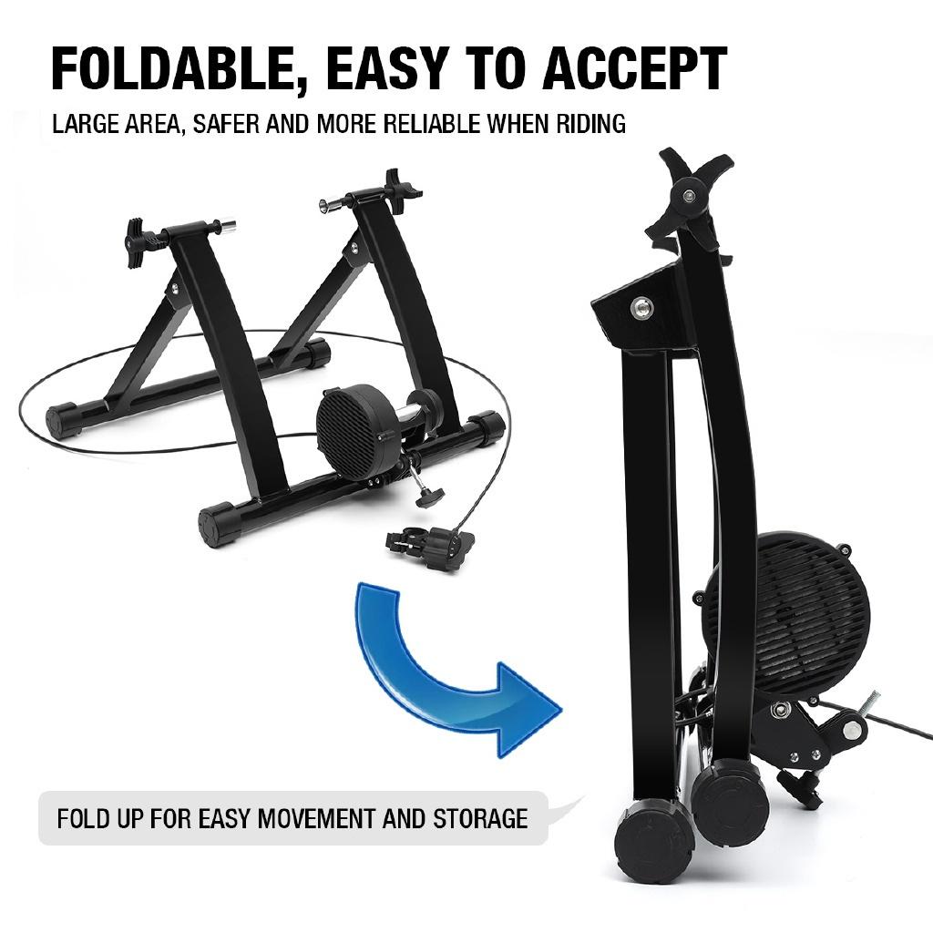 Indoor Exercise Bike Trainer 6 Speed Magnetic Resistance Bicycle Trainer Road MTB Bike Trainers Cycling