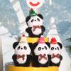 Adorable Panda Claw Machine Pendant Plush Backpack Keychain Doll