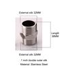 Copper Male Thread Connector Hose Coupler Adaptor Shower Hose Extension Pipe Universal Hose Extender Bathroom Accessories
