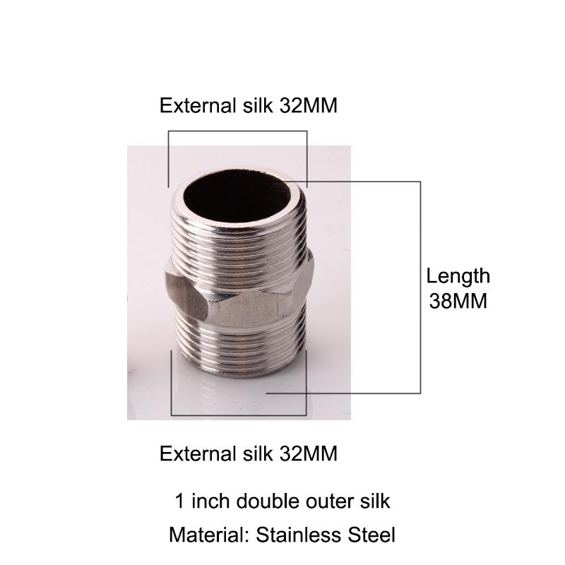 Copper Male Thread Connector Hose Coupler Adaptor Shower Hose Extension Pipe Universal Hose Extender Bathroom Accessories