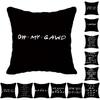 Elegant Friends Tv Show Cushion Cover With Premium Hidden Zipper And Vivid Colors