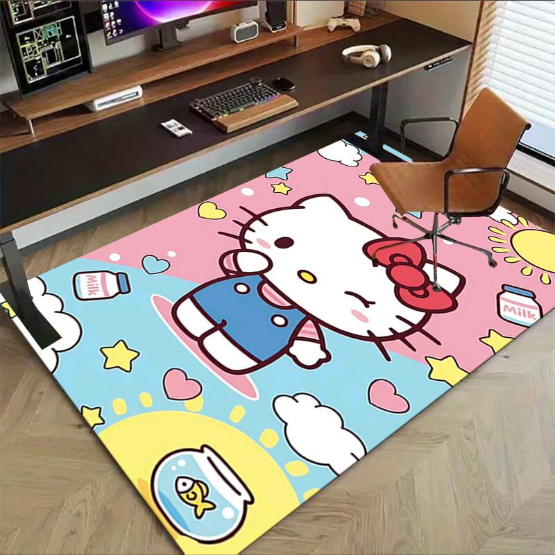 1pc Hello Kitty Milk Carpet Office Rug Outdoor Mat Home Decor Area Carpet Festival Gift