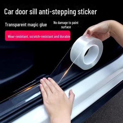 Universal Transparent Anti-Scratch Car Door Sill Guard Strip