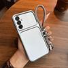 Luxury Big Window Phone Case with Lanyard for Samsung Galaxy A56 5G,A55,A54,A36,A35,A34,A26 5G,A24 Premium Textured Casing