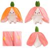 Creative Children's Bunny Doll-transforming Plush Toy With Carrot And Strawberry Options