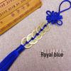 Five Emperors Alloy Copper Coins Car Pendant: Antique Chinese Knot Rearview Mirror Ornament
