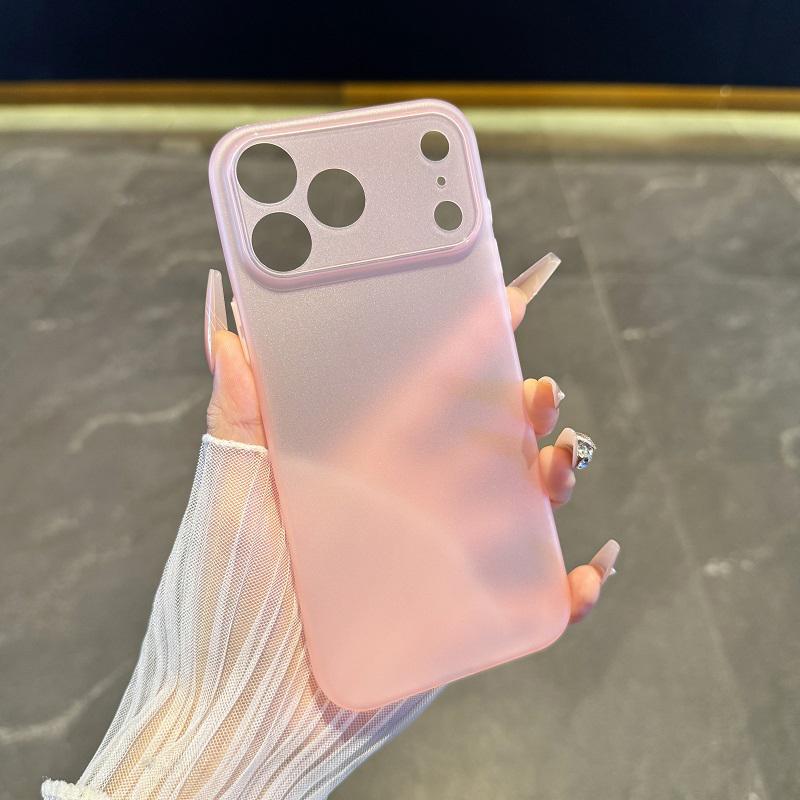 Ultra Thin Soft Matte Case For iPhone 17 16 15 14 13 12 11 Pro Max Plus Silicone Candy Color Transparent Cover