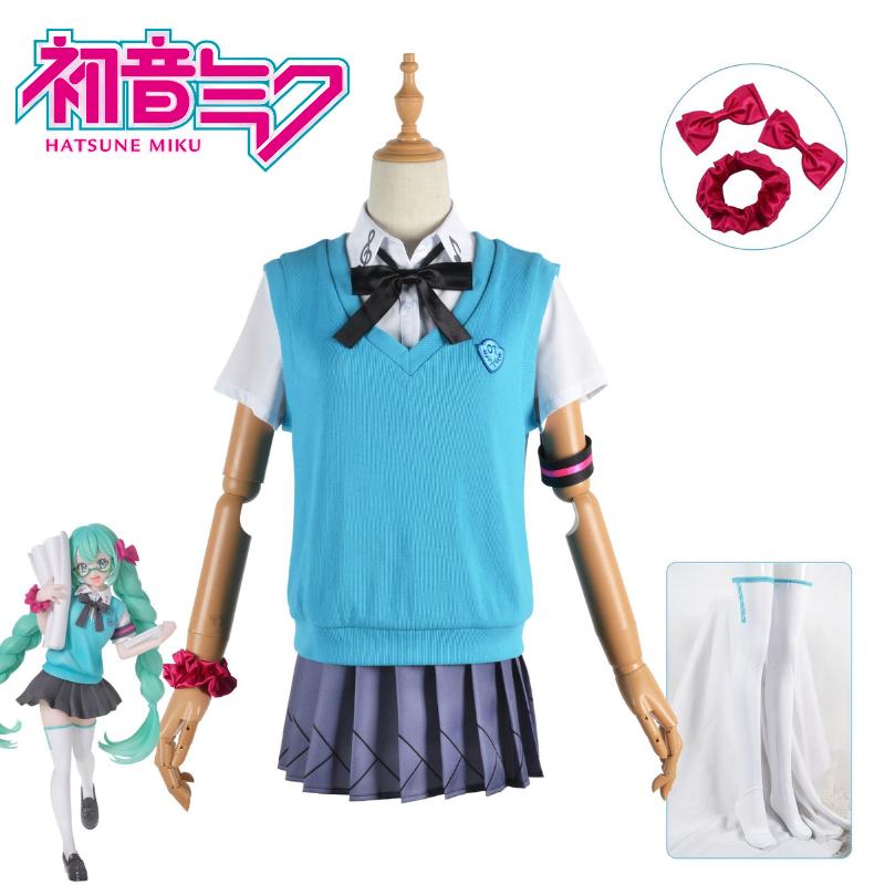 Miku 16th Hatsune Anniversary Cosplay Jk Uniform Costume Party Outfit Halloween