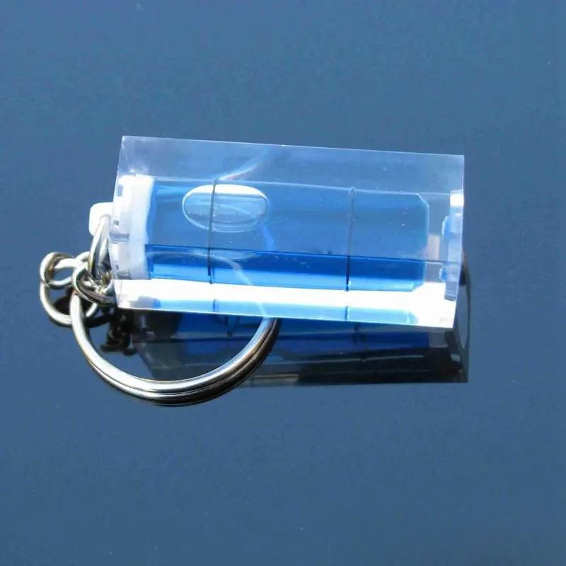 Key chain Spirit Level Bubble TV Rack Horizontal Ruler 15*15*40mm 1 Piece