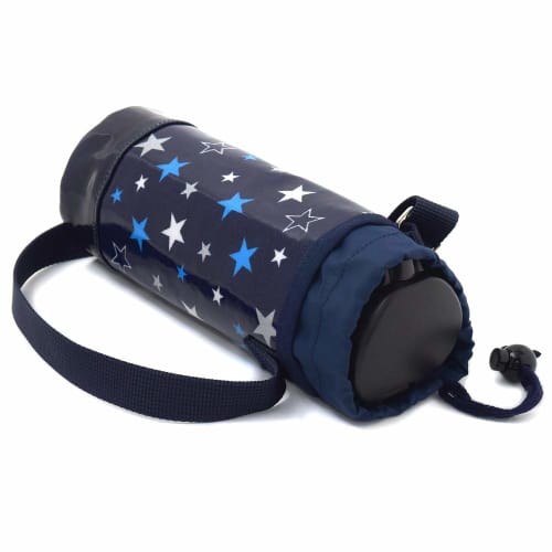 COLORFUL CANDY STYLE Water Bottle Holder for Boys, Shoulder Strap, Insulated, Brilliant Star, Navy Blue, N3748600