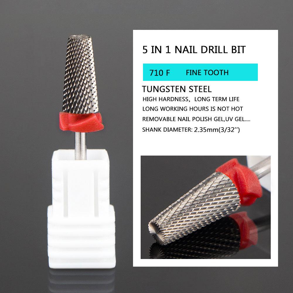 2023 NEW Tungsten Steel Nail Drill Bits Milling Cutter For Remove Nail Gel Diamond Drill Bits For Remove Dead Skin Burrs Bits