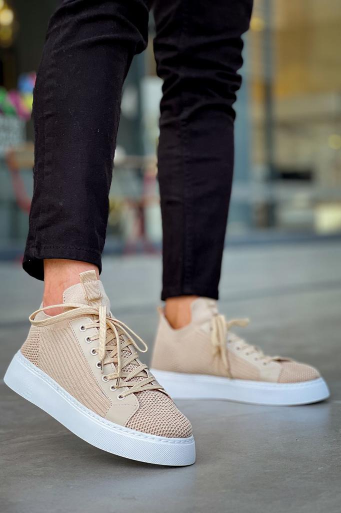 Chekich H New Collection CH2423 Men Shoe White Black Brown Tan