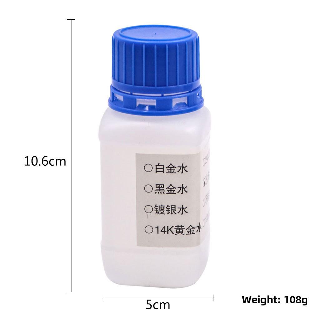 14K/18K/24K Gold Plating Solution Electroplating Water Jewelry DIY Making Tool for Rose Gold and Silver Oxidizer