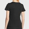 Tommy Jeans T-Shirt Women' Black V-Neck Dw0Dw14617-Bds