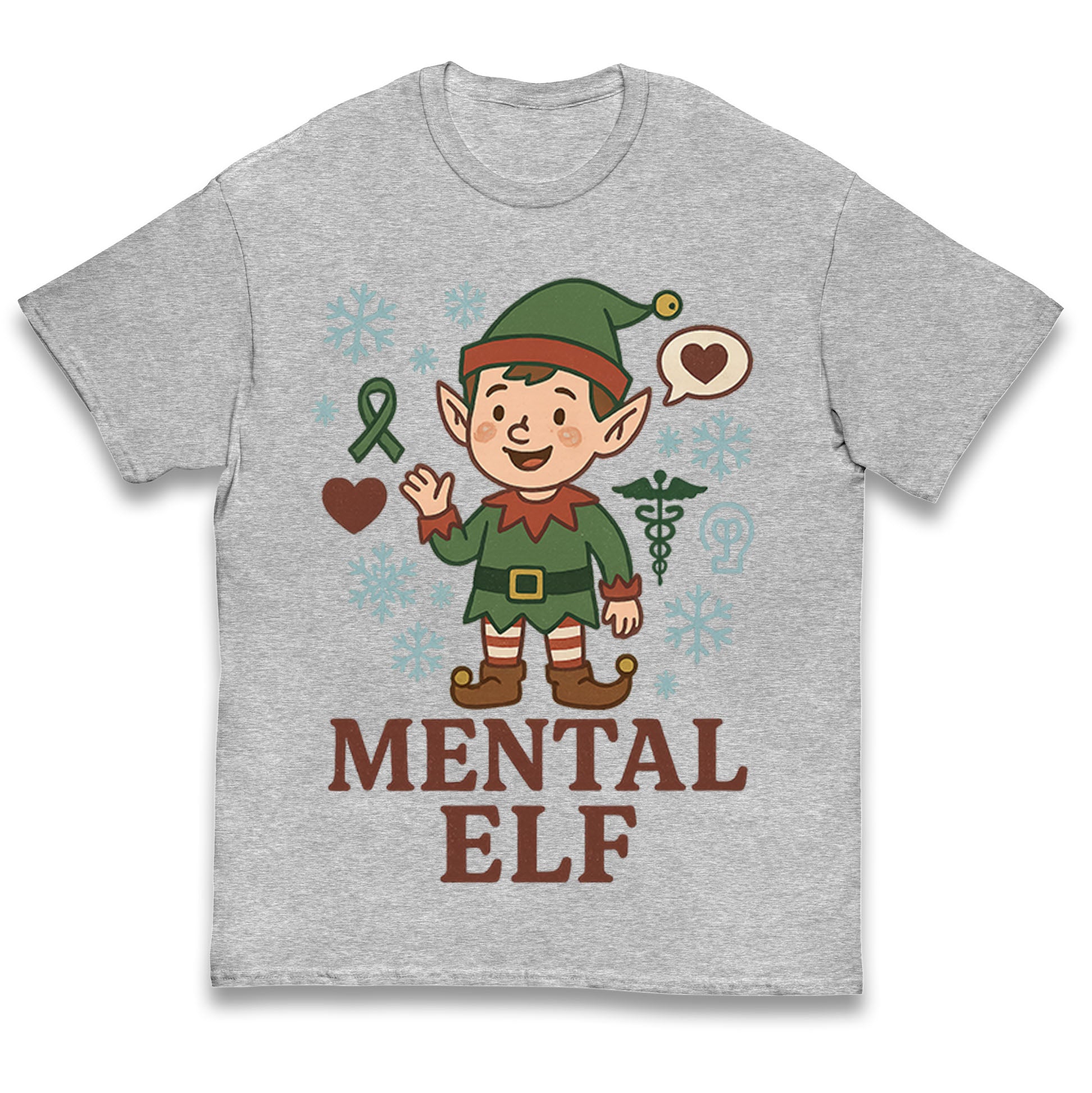 

Mental Elf Christmas Kids T Shirt 160