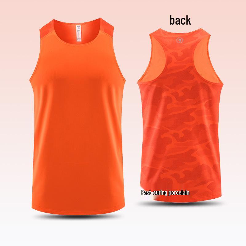 Unisex Quick-Dry Marathon Tank Top & Shorts Set for Summer Athletics