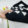 2023 Exclusive Large Capacity Heart Pattern Knitted Tote Bag