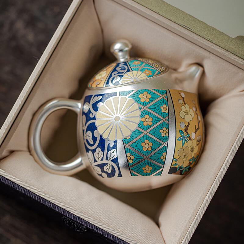 200ml Silver Dragon Egg Kung Fu Tea Maker Gift Set