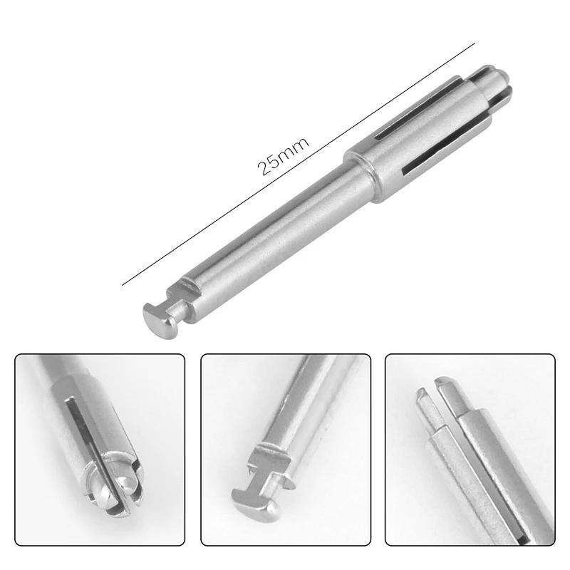 2/5Pcs Stainless Steel Disc Fit Shank For Polishing Disk 3M Disc Dental Mandrel Polishing Disc Holding Rod Tool