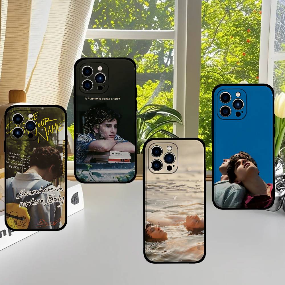 C-Call Me By Your Names Phone Case Black That Fits For IPhone 17,16,15,11,13,14 Pro Max,Plus,X,Xr,Xs Max,13Mini