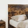 Headboard with Smoked Oak Finish 140 cm Engineered Wood