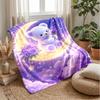Teddy im Sternenbaum-Thema Decke Leichte Warme Flanelldecke Dekorative Überwurfdecke für Heimdekoration