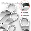1 Pcs Box End Wrench Dual Head Double End Ring Spanner  5.5-7mm To 36-41mm