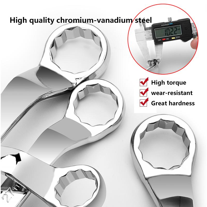 1 Pcs Box End Wrench Dual Head Double End Ring Spanner  5.5-7mm To 36-41mm