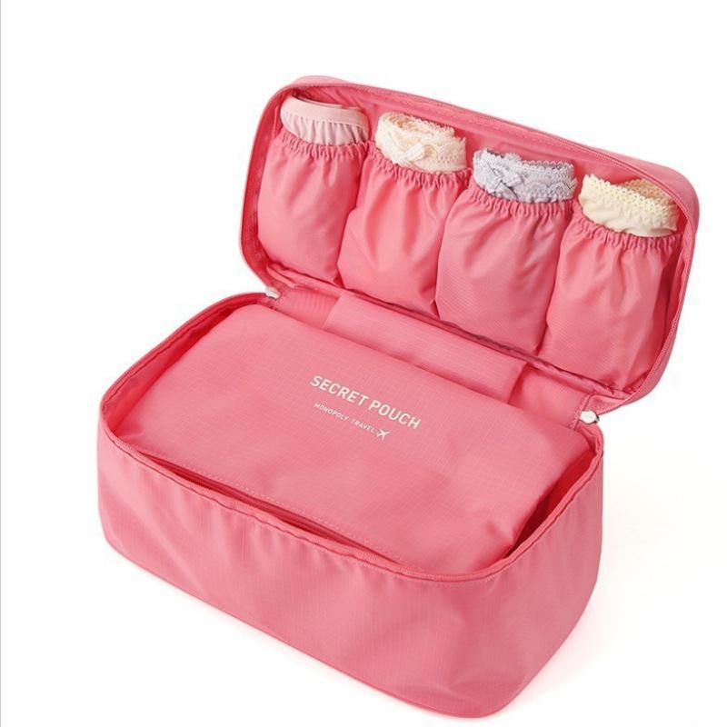 Portable Travel Underwear Storage Bag - Multifunctional Bra and Sock Organizer