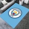 Manchester City Football Club Teppich für Wohnzimmer Schlafzimmer Zuhause Sofadekoration, Kinderspiel Rutschfeste Bodenmatte