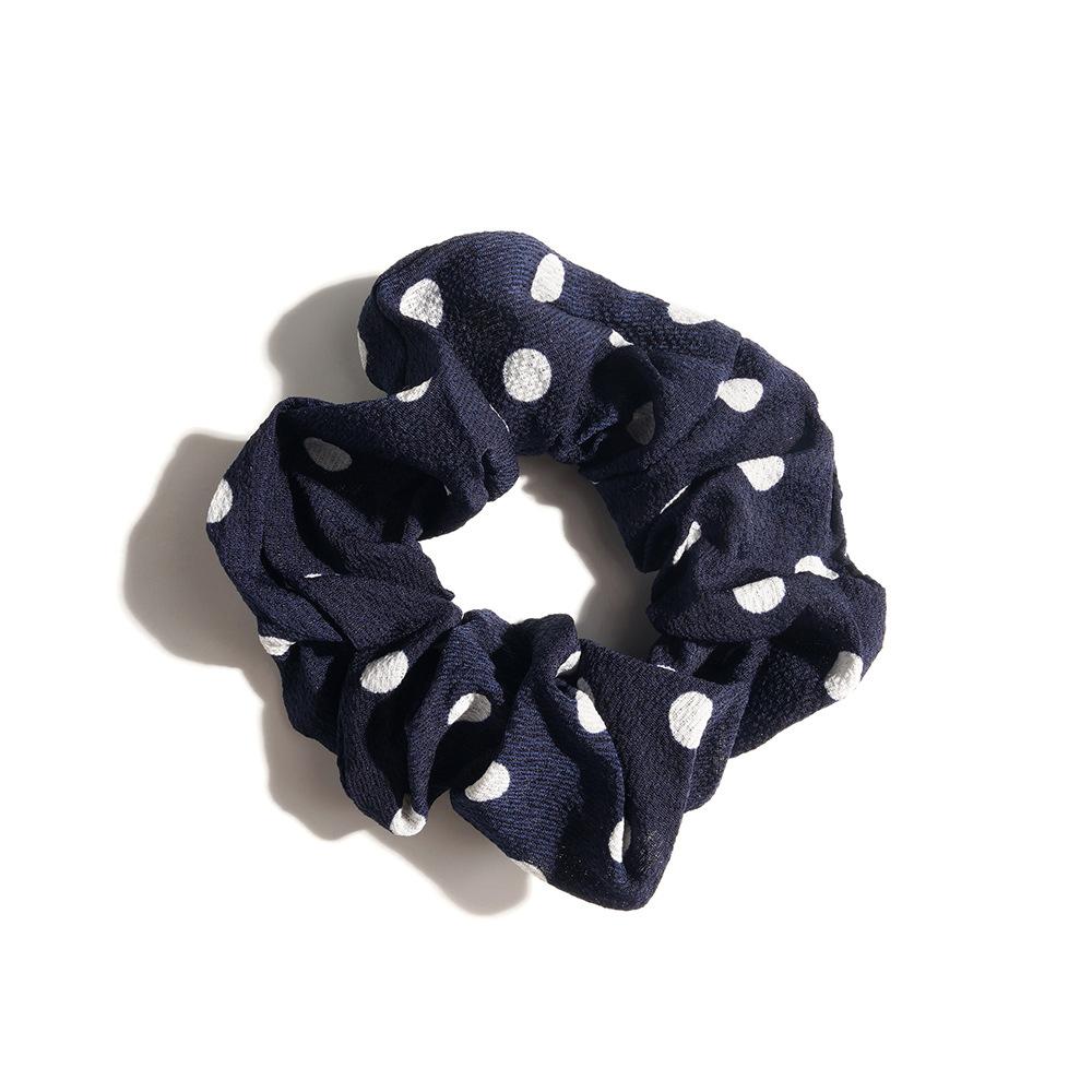 Leopard Print Hair Band Bohemian Large Intestine Band Small Fresh Commuter Rubber Band Flower Print Head Band Head Rope