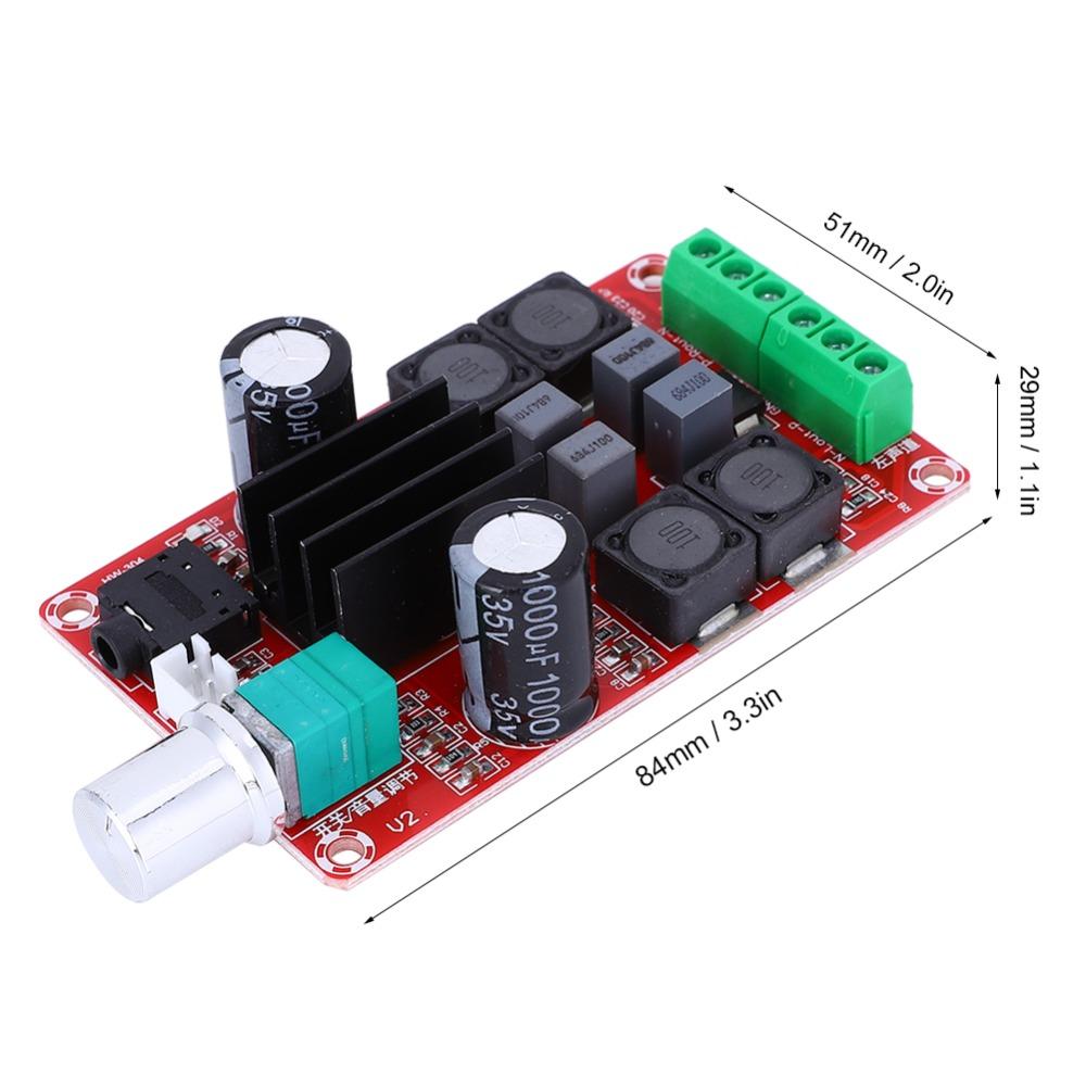 Stereo-Verstärkermodul XHM189 TPA3116D2 Stereo-Verstärkerplatine Digitale Verstärkerplatine Schallkanal