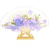Mid-Autumn Festival Handmade Hairpin & Flower Fan Decoration Kit for Hanfu and Ma Mian Skirt - Ancient Style Photography Accessories