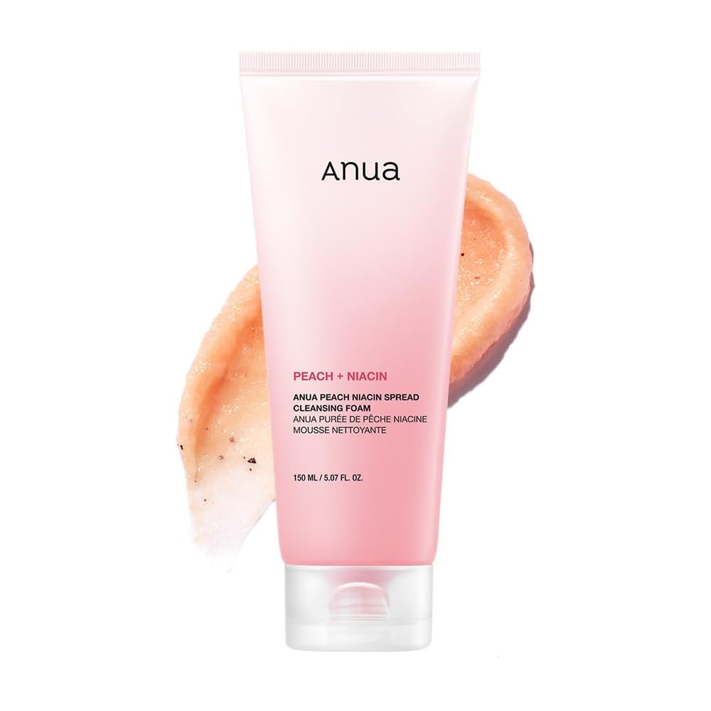 ANUA Peach Niacin Cleansing Foam 150ml Exfoliating Pore Hydrating Skin Care