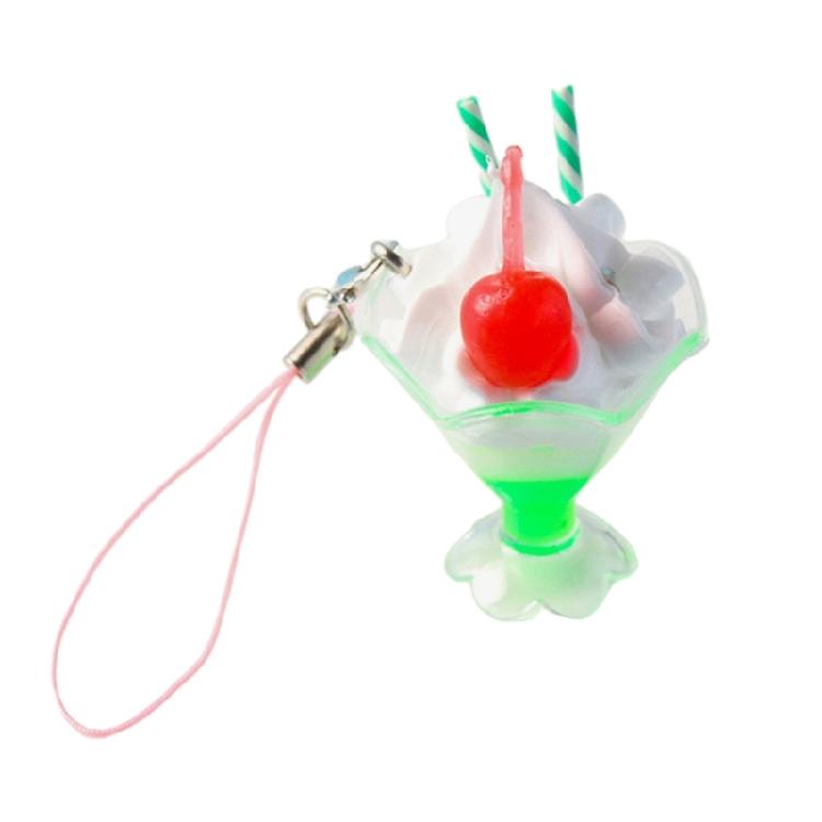 

Simulation Ice Cream Pendants Y2K Phone Charm Straps Lanyard Purse Accessories 1 зелёный
