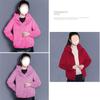 Women's Plus Size Hooded Fleece Coat - Double-Sided Velvet Sweatshirt, Warm Winter Pajamas