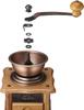 Kalita Coffee Aluminum Grinder with Highly Stable Grind Copper Plate Mill with Adjustable Hand Coffee Mill, Wooden, Size, AC, Coarseness, Grinder,