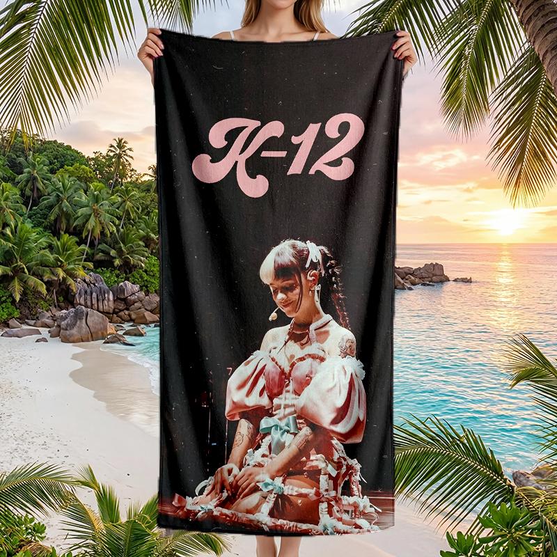 Melanie Martinez Fashion Beach Towel: Ideal for Summer Adventures Soft, Absorbent and Quick Drying Suitable for Swimming and Bathing
