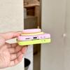 For Samsung Galaxy Z Flip 3 4 5 6 7 Case Magsafe Ripple Pattern Contrast Color Block Foldable Matte Anti-Slip Grip Cover