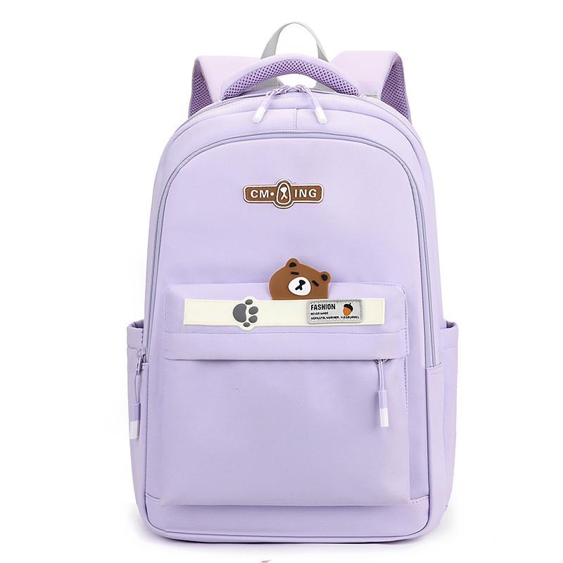 New Style Student Backpack For 3-6 Grade Primary School Kids Cartoon Bag With Large Capacity