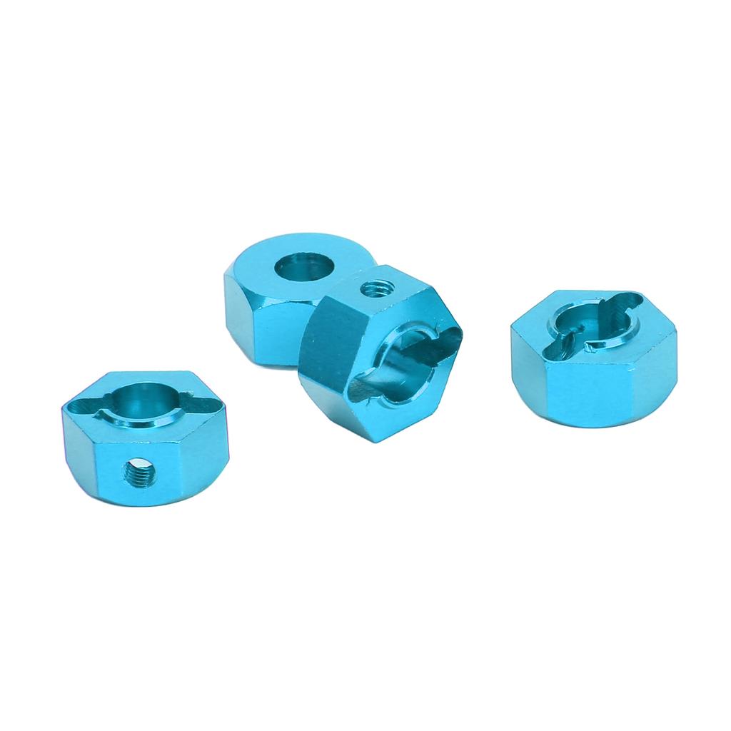 4Pcs 12mm Hex Wheel Hubs Nuts Aluminum Alloy High Accuracy RC Wheel Hex Hubs Drive Adapter for 110