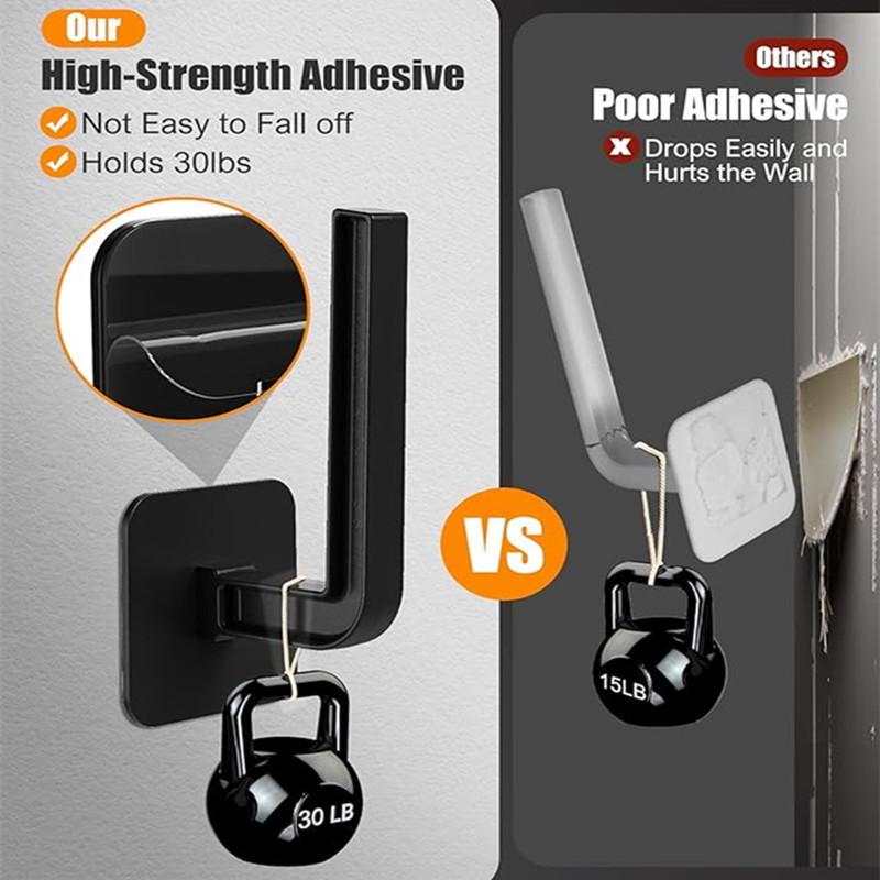 No-Drill Adhesive Hat Rack: Wall-Mounted Baseball Cap Organizer for Doors & Closets – Space-Saving Cap Storage Hooks, Hanger, and Holder