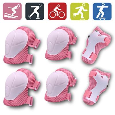 1 set ginocchiere regolabili ultraleggere ammortizzanti resistenti agli urti gomitiere per bambini set di protezioni sportive