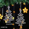 2PCS/Set Christmas Decor Crystal Acrylic Ornaments Deer Angel Xmas Tree Unicorn Hanging Pendants Navidad  New  Gift